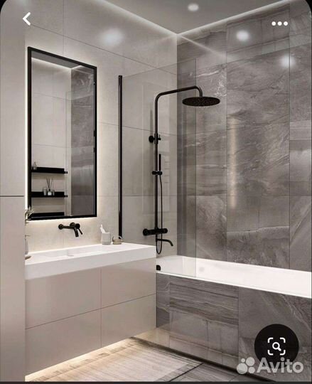 Ремонт ванной под ключ. Услуги плиточника