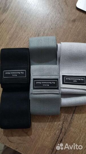 Тканевые плотные резинки для спорта