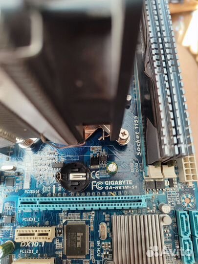 Материнская плата 1155 с процессором