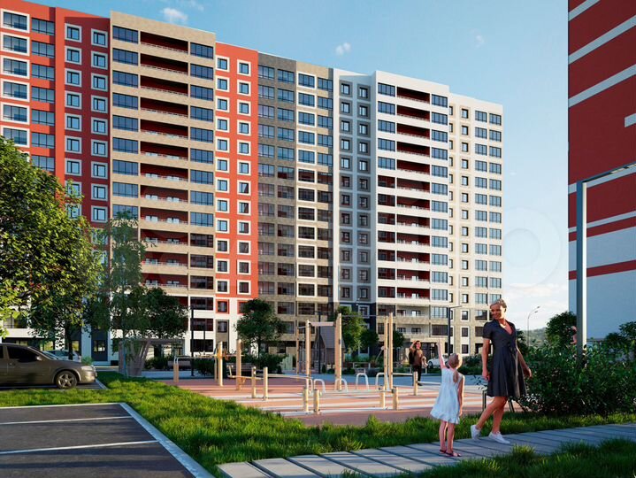 2-к. квартира, 56,5 м², 4/15 эт.