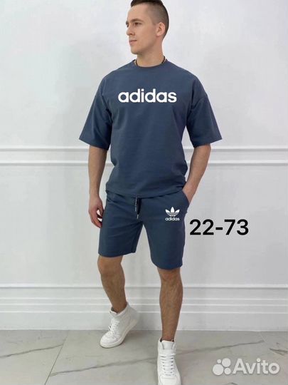 Спортивный костюм мужской шорты и футболка новый