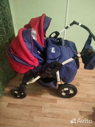 Коляска для двойни