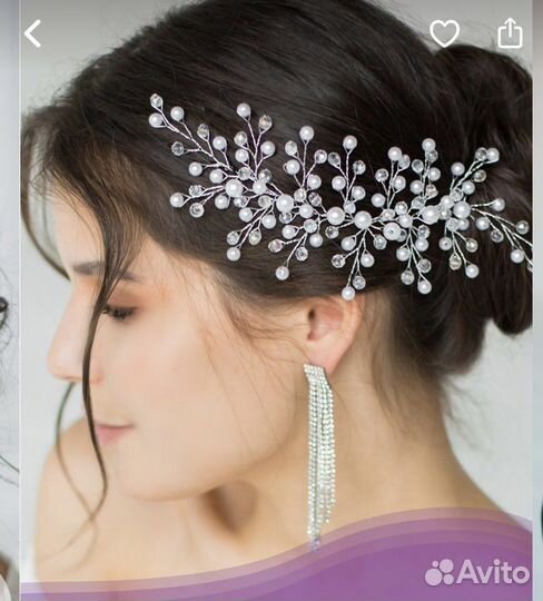 Веточка в прическу