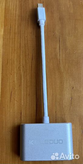 Адаптер Mini Displayport Thunderbolt на VGA, hdmi