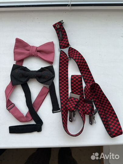 Детсая бабочка и подтяжки