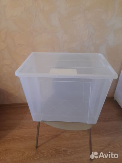 Ящик пластиковый с крышкой икея 65 литров