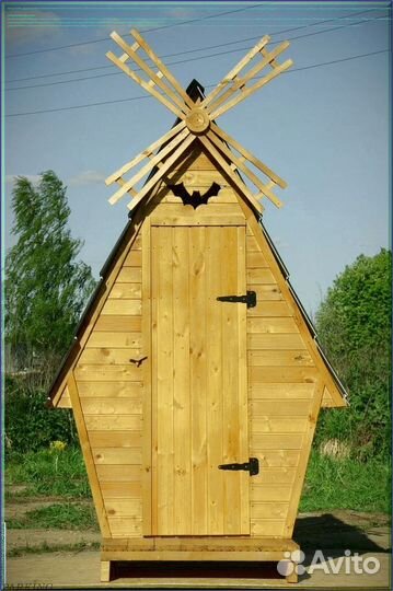 Уличный туалет домик с установкой хют 563
