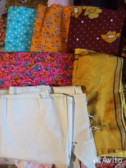 Куски ткани, лоскуты, кусочки СССР