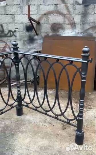 Кованные перила для лестницы