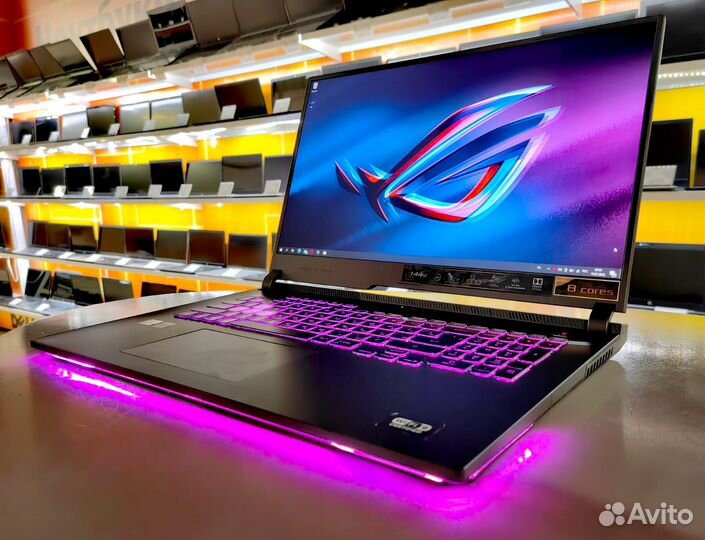 Игровой asus 17.3 144Hz Ryzen 7 4800h 16gb RTX3050