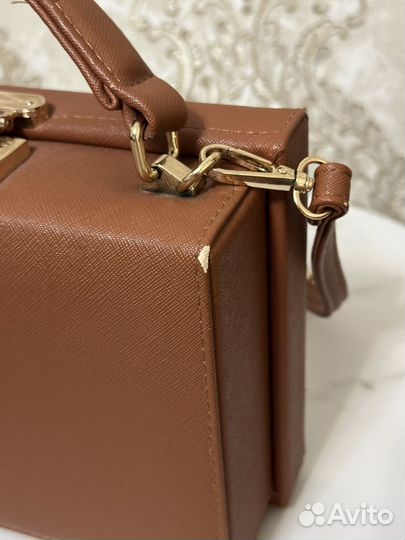 Сумка натуральная кожа коричневая