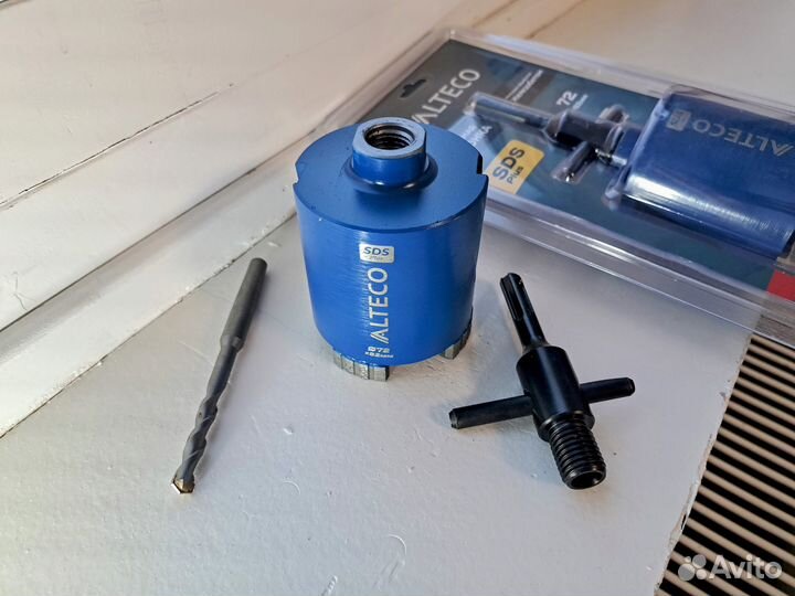 Алмазная коронка по бетону d 72 alteco