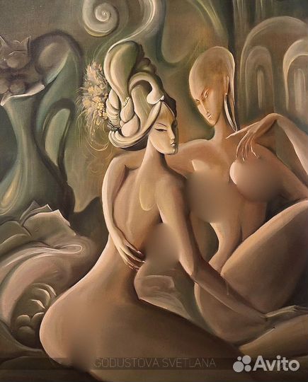 Интерьерная картина/абстракция/девушки ню