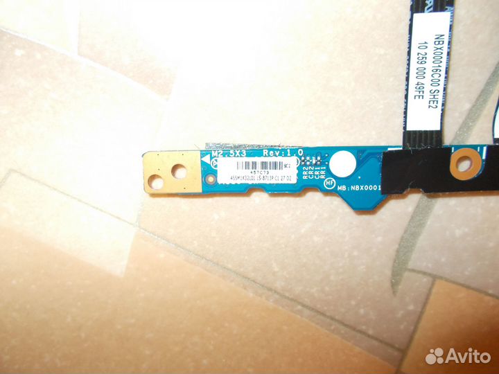 Кнопки таучпада ноутбука HP Pavilion m6-1034er