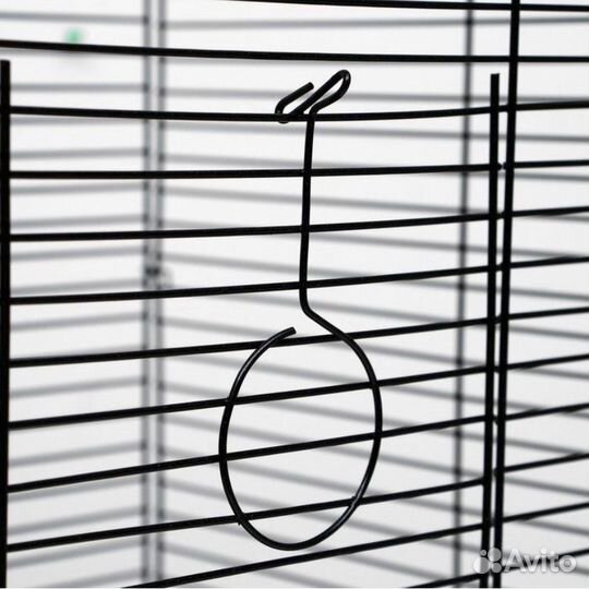 Клетка для шиншилл с 3-я деревянным этажами