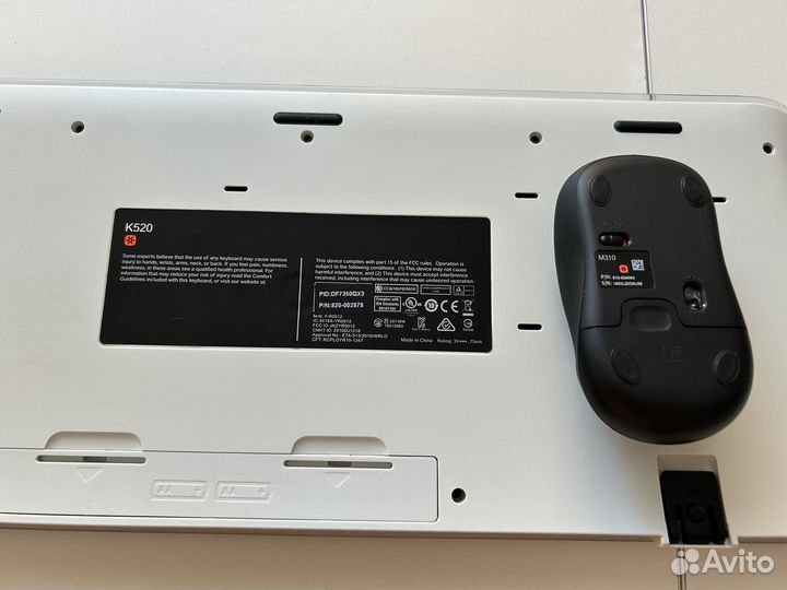 Logitech Клавиатура (k520) + мышь (m310)