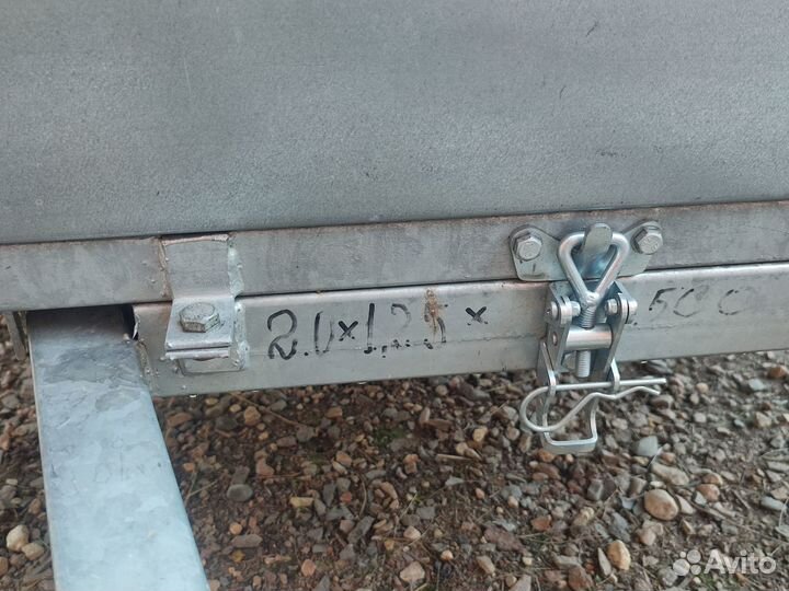 Прицеп легковой 2*1.25*0.5m