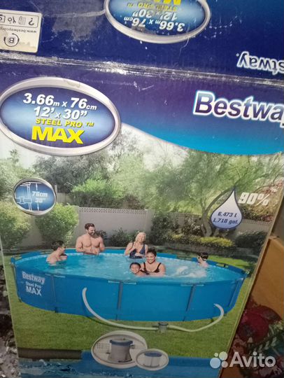 Каркасный бассейн бу