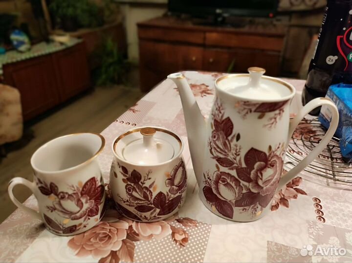 Чайный сервиз вербилки СССР