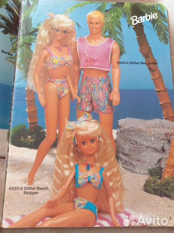 Винтажный журнал Barbie 1993 год объявление продам