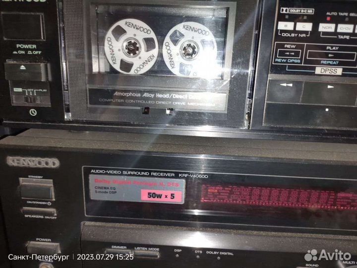 Кассетная дека kenwood KX-880(B)