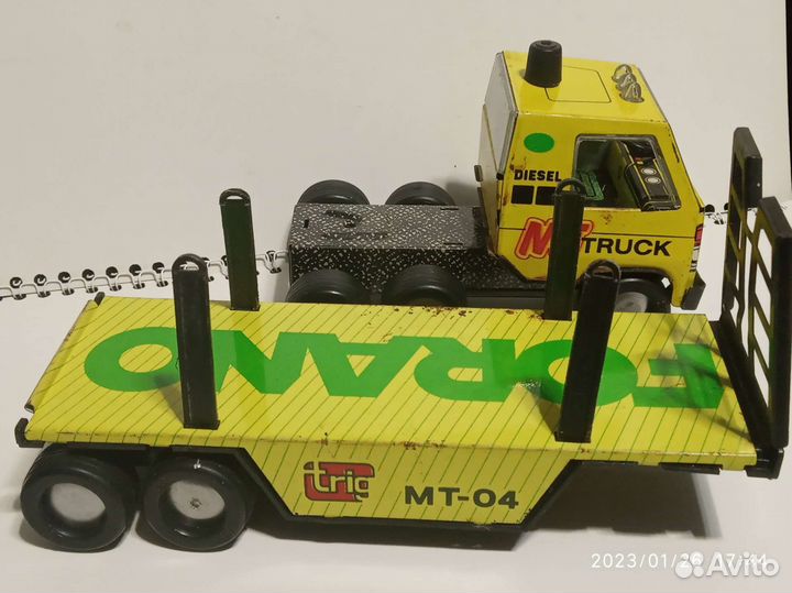 Машинка триг мт-04 радуга Пышма СССР лесовоз