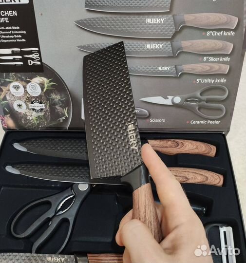 Подарочный набор из 6 кухонных ножей