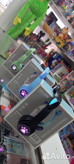 Наушники детские с ушками. Доставка бесплатно