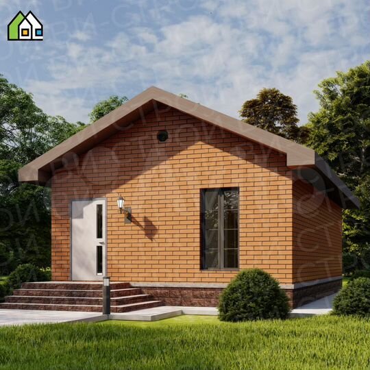 Дом 54,9 м² на участке 6 сот.