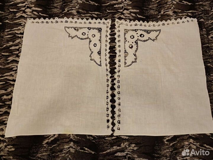 Занавески на окно Ришелье середина XX века