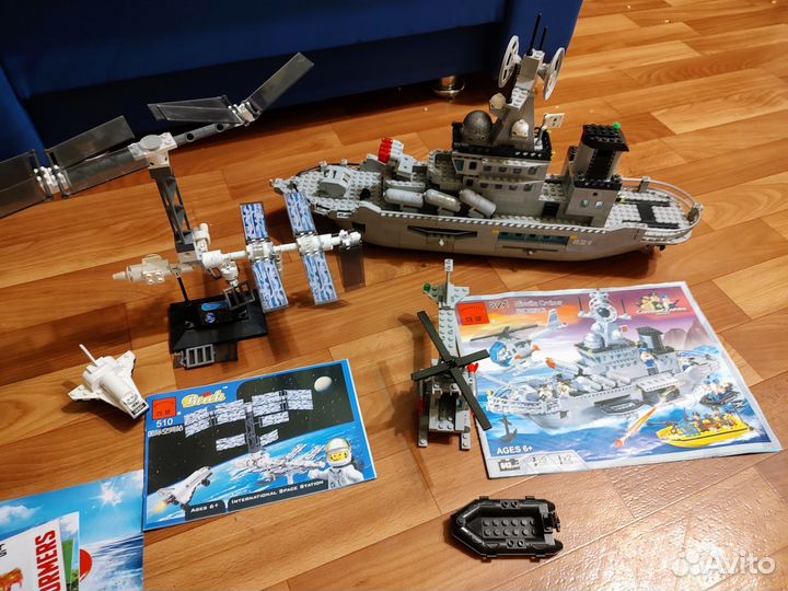 Конструктор аналог Lego военный корабль