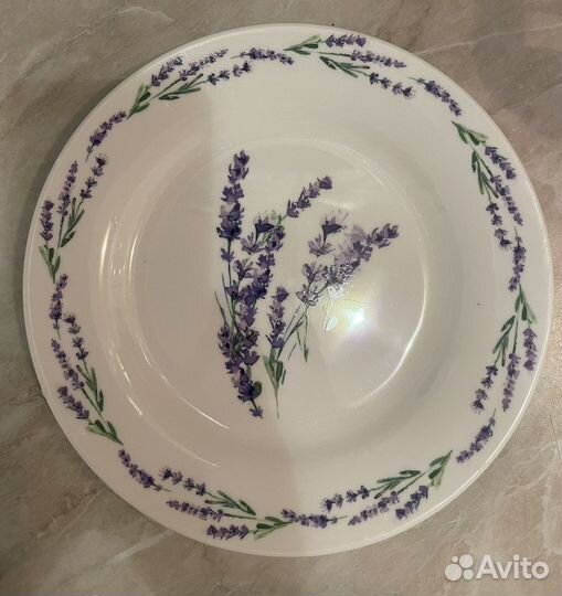 Тарелка 5 штук костяной фарфор 21 см Германия