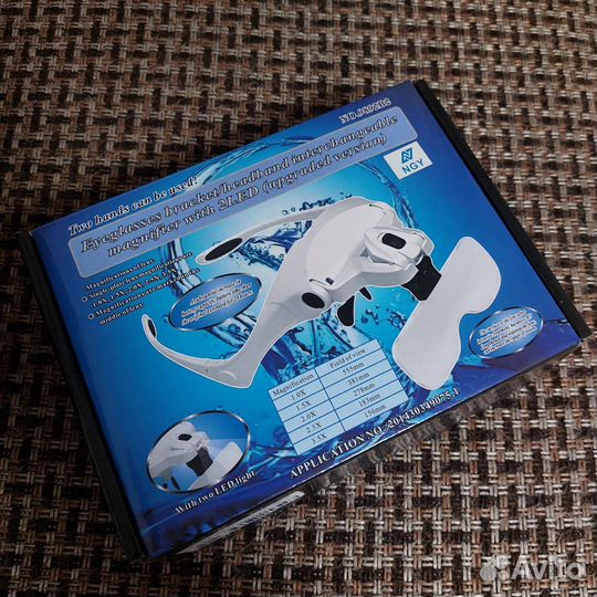 Очки лупа с подсветкой