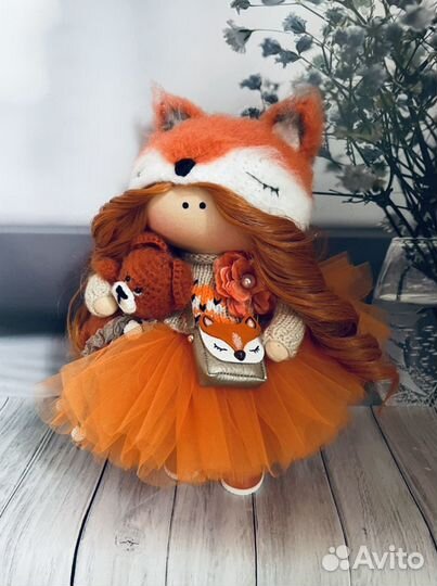 Кукла Тильда Лисичка