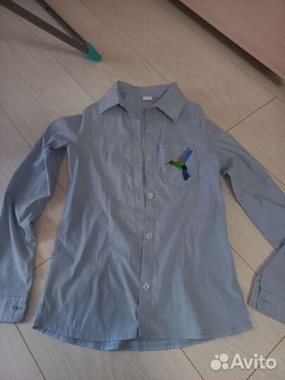 Рубашка школьная на девочку