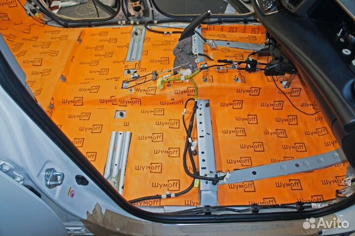 Комплект шумоизоляции на пол салона