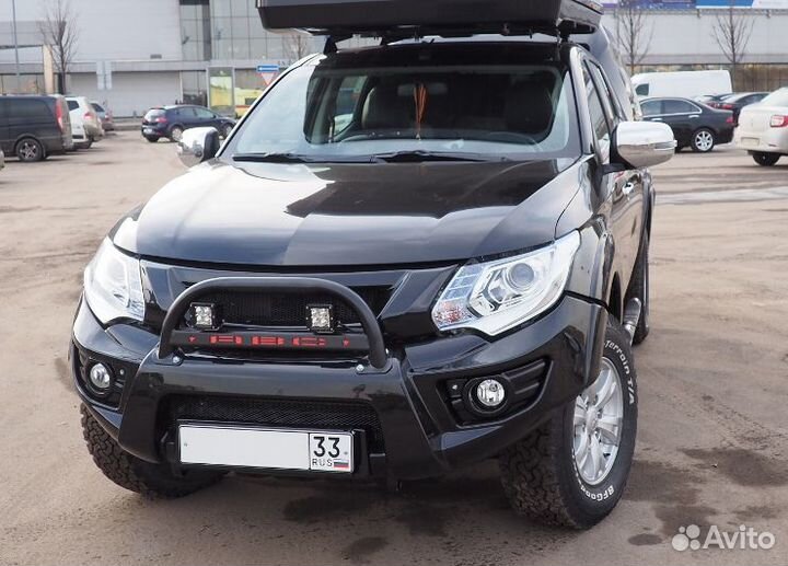 Бампер передний Mitsubishi L200 2015-11.2018 кроме