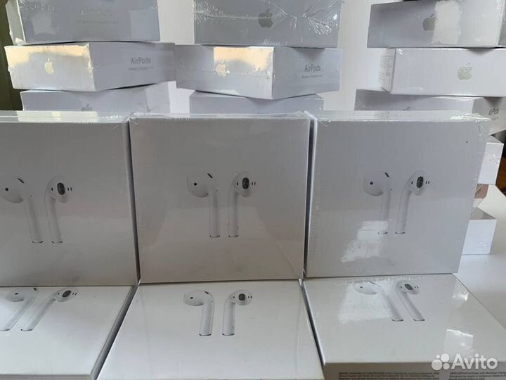 Наушники airpods 2 с микрофоном, Bluetooth 5.0