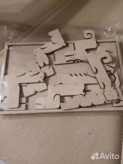 Пазл деревянный новый