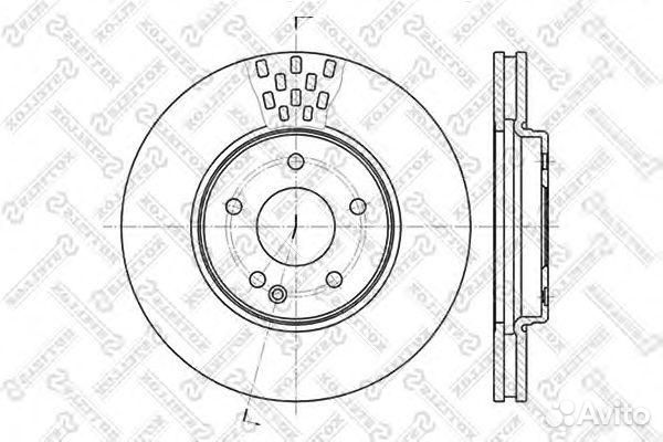 Диск тормозной передний