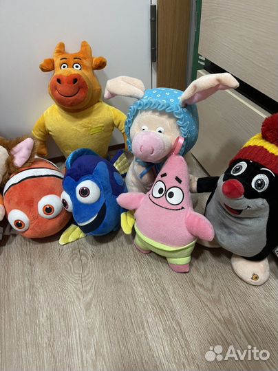 Мягкие игрушки пакетом, либо по отдельности