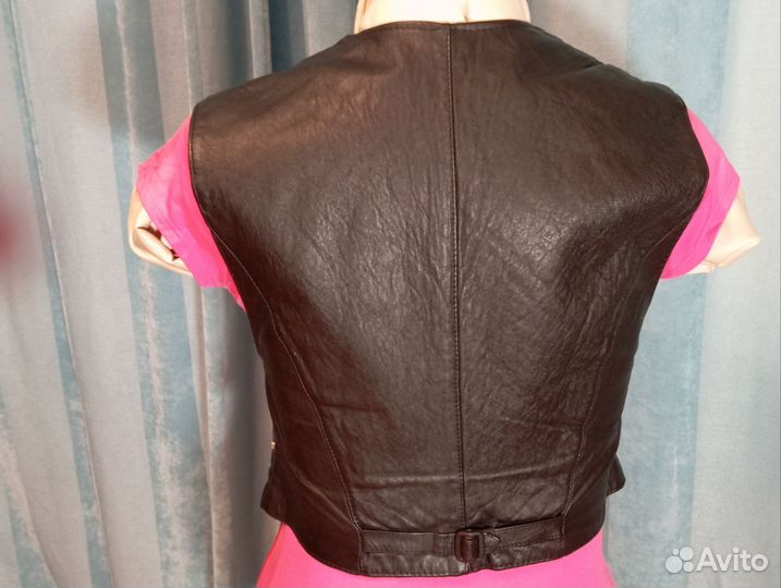 Жилетка женская 46-48р, натуральная кожа