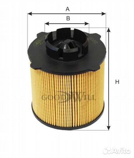 Фильтр топливный chevrolet cruze, orlando, opel astra j, insignia, meriva, zafira, saab 9-3.95
