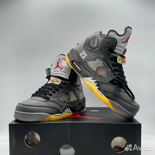 Кроссовки Off White x Nike Air Jordan 5 Retro SP