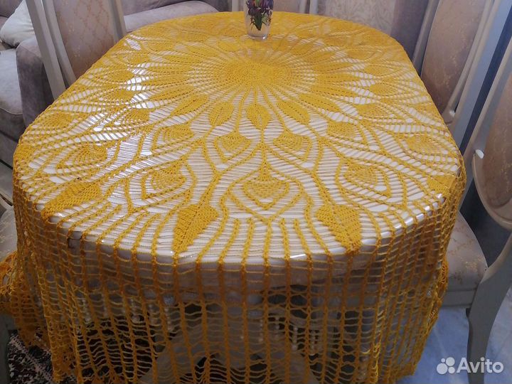 Скатерть овальная