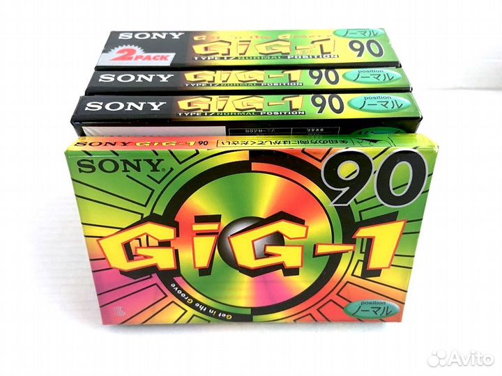 Аудиокассеты кассеты Sony GIG 1 90 - 1995 г