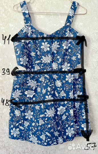 Комбинезон женский с юбкой-шортами Zolla