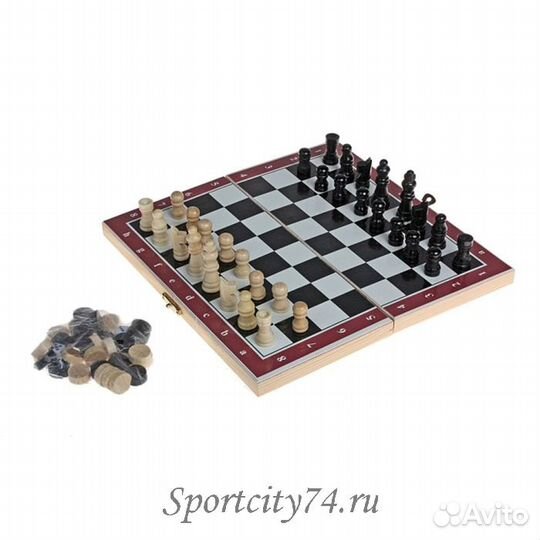 Игра настольная 3 в 1 273155