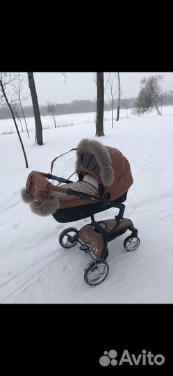 Коляска mima xari 3 в 1 +зимний комплект