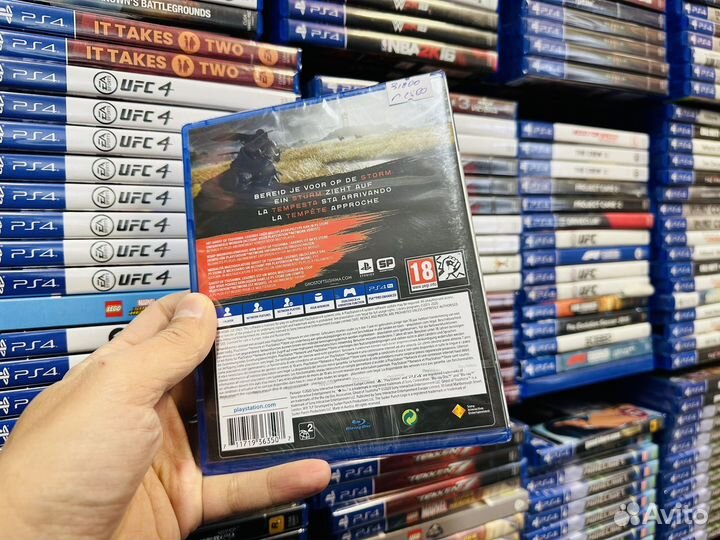 Ghost of tsushima ps4 диск новый